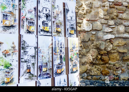 Lisbon Portugal,Castelo quarter,shopping shopper shoppers shop shops market markets marketplace buying selling,retail store stores business businesses Stock Photo