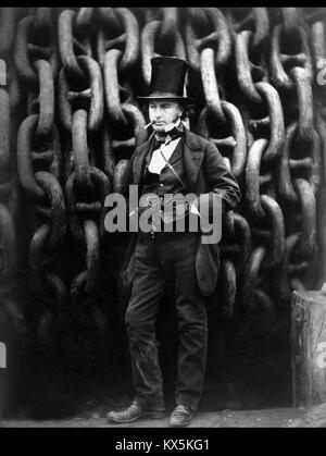 Isambard Kingdom Brunel, English mechanical and civil engineer Stock Photo