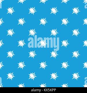Powerful explosion pattern seamless blue Stock Vector
