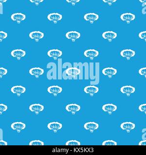 Atomical explosion pattern seamless blue Stock Vector