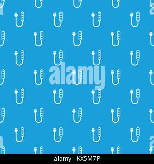 Charger pattern seamless blue Stock Vector
