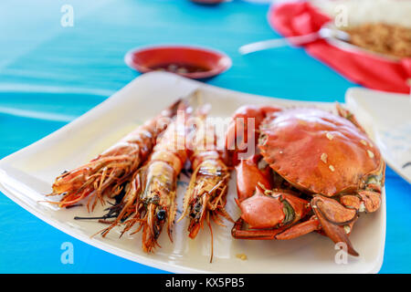 Philippine local food from Boracay island hopping tour in Philippines Stock Photo