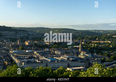 View of Bath, Somerset. A UNESCO World Heritage Site Stock Photo