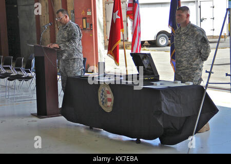 CW5 Gary Wallin Retires from the Utah Army National Guard after 40 Years Stock Photo