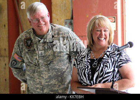 CW5 Gary Wallin Retires from the Utah Army National Guard after 40 Years Stock Photo