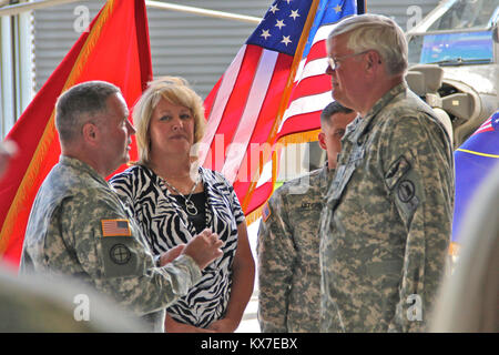 CW5 Gary Wallin Retires from the Utah Army National Guard after 40 Years Stock Photo