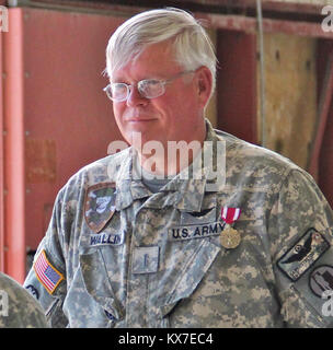 CW5 Gary Wallin Retires from the Utah Army National Guard after 40 Years Stock Photo