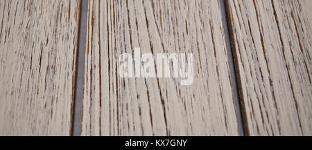 Close up of a white wooden backdrop with vertical lines Stock Photo