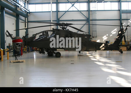 US Army National Guard awards and promotion presentation ceremony with family and friends as guests. Stock Photo