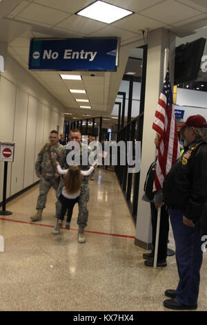 Salt Lake City, Utah — Approximately 20 soldiers assigned to the Utah Army National Guard’s 204th Maneuver Enhancement Brigade returned to Utah from their 10-month deployment to Kosovo.  The mission of these soldiers from the 204th was to support NATO Kosovo Force 17, providing a safe and secure environment in Kosovo as a third responder behind the Kosovo Police and the EULEX (European Rule of Law in Kosovo). Stock Photo