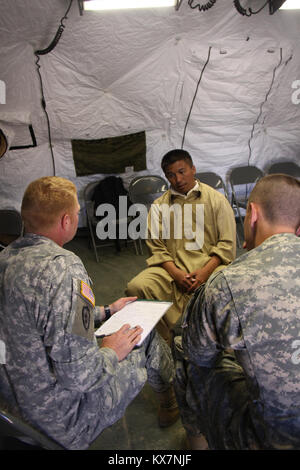 Camp Williams Hosts Premier Military Intelligence Exercise. . CAMP WILLIAMS, Utah - Thirteen states and Canada have brought more than 600. Guard, Reserve and active component soldiers here for Panther Strike 2014. exercise June 9-21 for military intelligence training.. . The 300th Military Intelligence Brigade, Utah National Guard, originated. Panther Strike in 2003 which has grown to become a premier full-spectrum. intelligence training event.. . &quot;This is not your average [annual training event],&quot; said Lt. Col. Dave. Church, commander of the San Francisco-based 223rd Military Intell Stock Photo