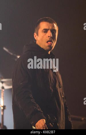 Liam Gallagher performs at the Alexandra Palace  Featuring: Liam Gallagher Where: London, United Kingdom When: 08 Dec 2017 Credit: Ricky Swift/WENN.com Stock Photo