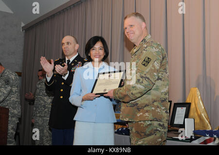 COL Steve Stevens' retirement ceremony 2-3-2017 Stock Photo