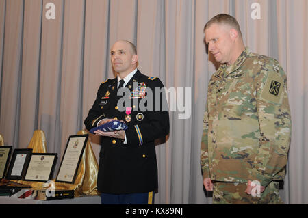 COL Steve Stevens' retirement ceremony 2-3-2017 Stock Photo