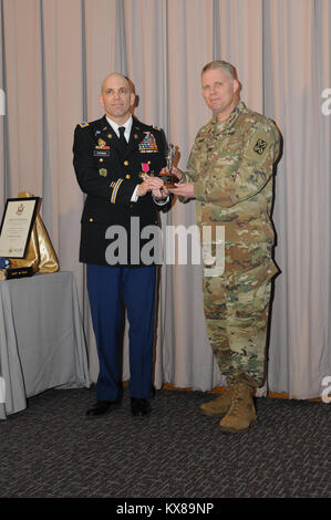 COL Steve Stevens' retirement ceremony 2-3-2017 Stock Photo