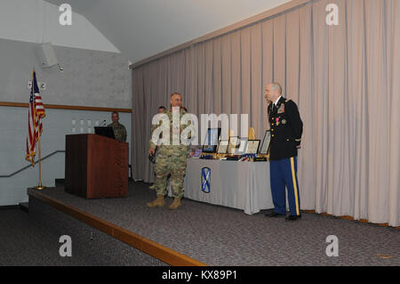 COL Steve Stevens' retirement ceremony 2-3-2017 Stock Photo