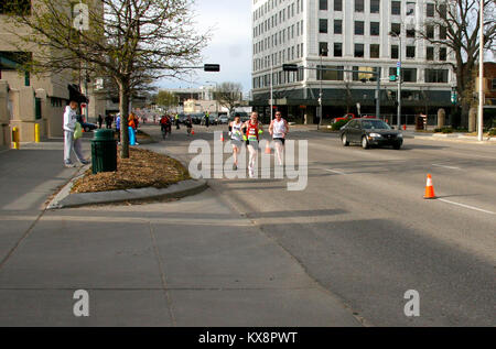 US military sports day marathon Stock Photo