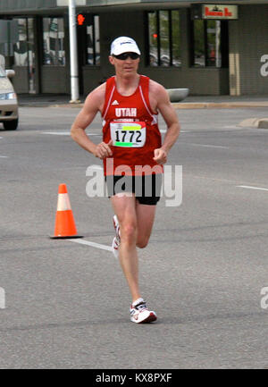 US military sports day marathon Stock Photo