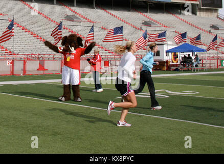 US military sports day marathon Stock Photo