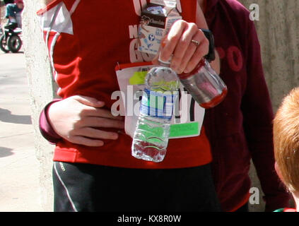 US military sports day marathon Stock Photo