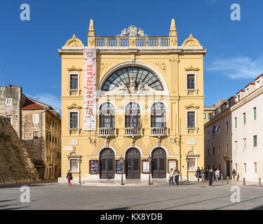 Croatian National Theater, Split, Croatia Stock Photo