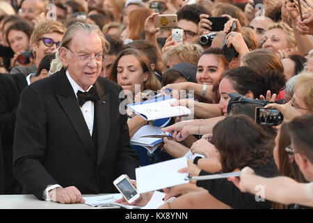 Donald Sutherland attends the premiere for The Leisure Seeker during the 74th Venice Film Festival, Italy. 3rd September 2017 © Paul Treadway Stock Photo