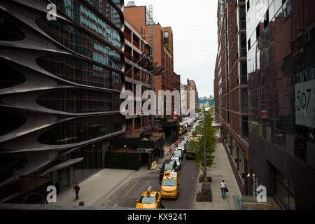 Condominium complex by Zaha Hadid in West Chelsea, NY Stock Photo
