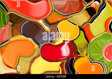 Abstract background like smeared paint on the palette. Illustration Stock Photo