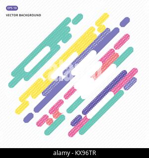 abstract background design graphic element rounded colorful vector Stock Vector