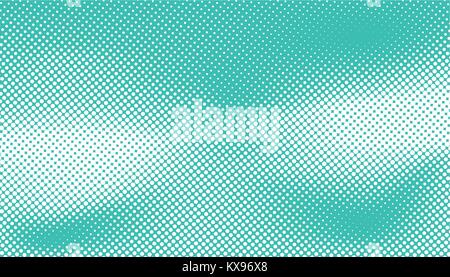 white color halftone design abstract curve shape vector on green background vector Stock Vector