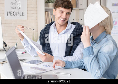 Young People Enjoying Work Stock Photo