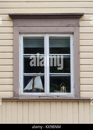 The colorful vintage wooden windows and doors, a popular touristic ...