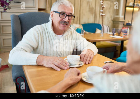Long-Awaited Gathering of Friends Stock Photo