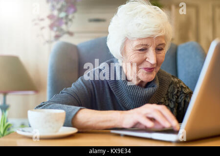 Aged Manager Focused on Work Stock Photo