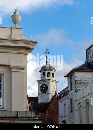 TUNBRIDGE WELLS, KENT/UK - JANUARY 5 : View from the Pantiles in Royal Tunbridge Wells on January 5, 2018 Stock Photo