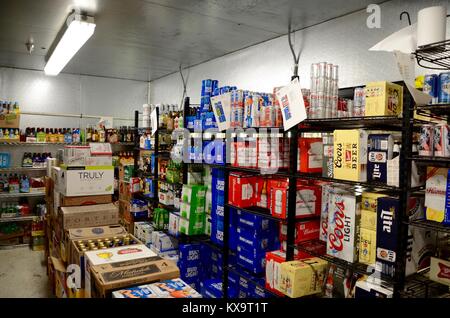 Bottles of Bud Light beer, an American light beer Stock Photo - Alamy