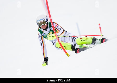 KRANJSKA GORA, SLOVENIA - JANUARY 3: Lena Duerr of Germany during the