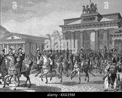 Napoleon Enters Berlin Stock Photo - Alamy