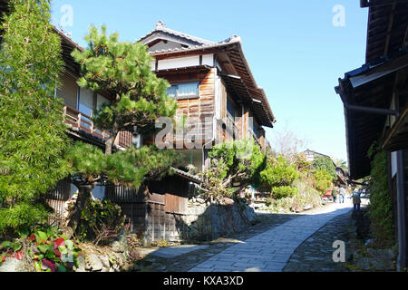 Magome (post station 43 on the Nakasendo Way) Stock Photo