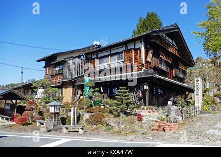 Magome (post station 43 on the Nakasendo Way) Stock Photo