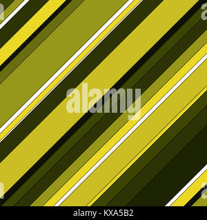 yellow and brown striped diagonal row pattern background Stock Photo
