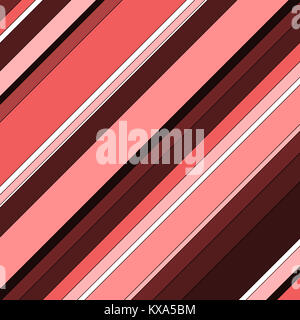 red pin brown striped diagonal row pattern background Stock Photo