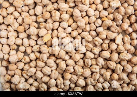 Raw chick peas full background Stock Photo