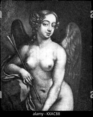 Nell Gwyn as Cupid c. 1672, Eleanor 'Nell' Gwyn Stock Photo