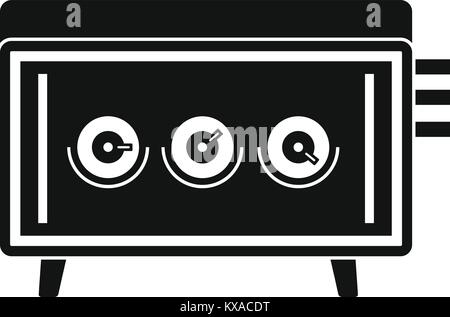 CD changer icon, simple style Stock Vector
