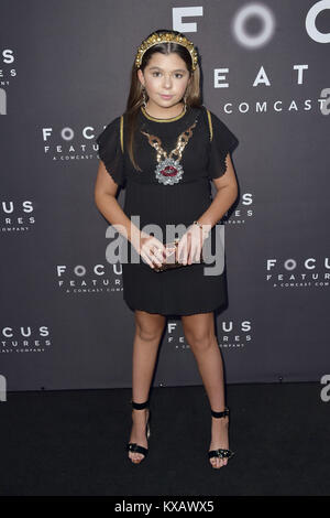 Beverly Hills, California. 7th Jan, 2018. Addison Riecke attends the Focus Features Golden Globe Awards After Party on January 7, 2018 in Beverly Hills, California. | Verwendung weltweit Credit: dpa/Alamy Live News Stock Photo