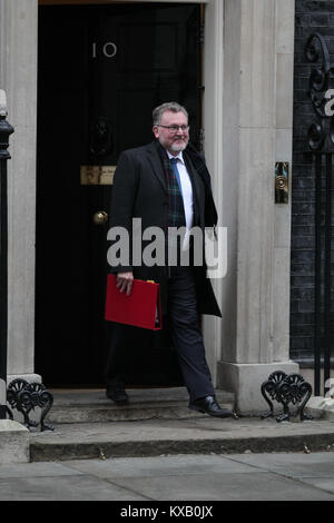 London, UK. 9th Jan, 2018. David Mundell MP Secretary of State for Scotland attends a cabinet meeting at 10 Downing Street, London. Credit: RM Press/Alamy Live News Stock Photo