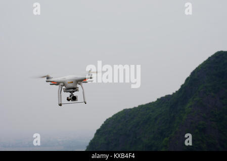 Dron flying Stock Photo