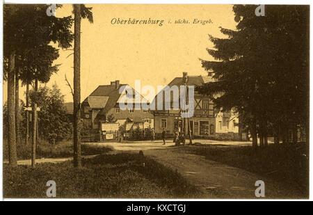 21637-Oberbärenburg-1920-In Oberbärenburg-Brück & Sohn Kunstverlag Stock Photo
