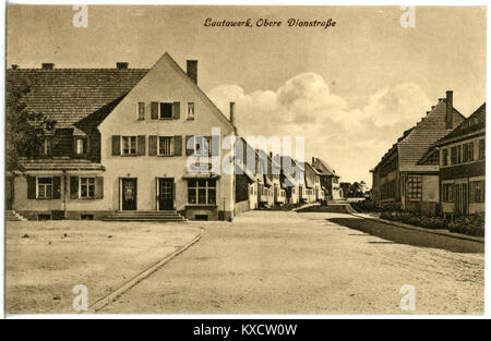 21872-Lautawerk-1921-Obere Dionstraße-Brück & Sohn Kunstverlag Stock Photo